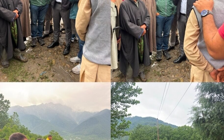DC Anantnag visits cloudburst hit areas, takes stock of damage, restoration efforts