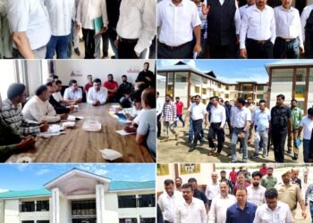 DC Kulgam visits Eklavya Model Residential School; Reviews developmental works