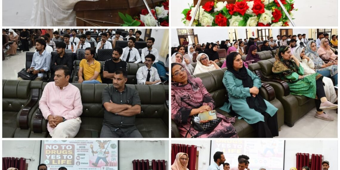 DIPR organises Drug Awareness Programme at GDC Ganderbal