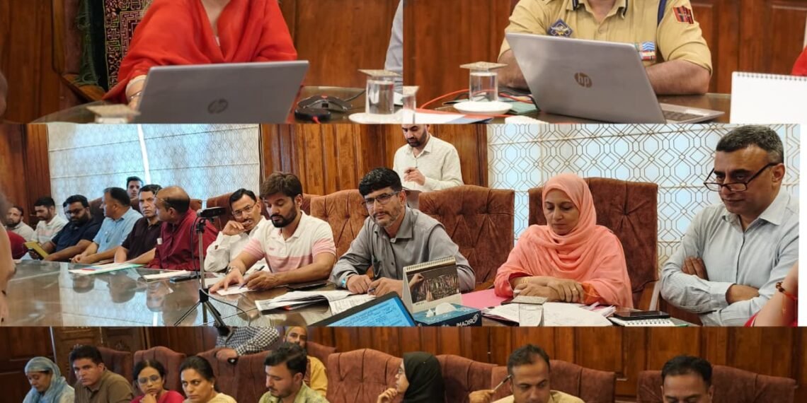 DM Bandipora chairs District-Level NCORD Meeting, reviews NDPS cases and Anti-Drug Measures