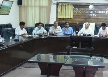 Director Agriculture Jammu reviews physical and financial progress of development projects in Rajouri and Poonch