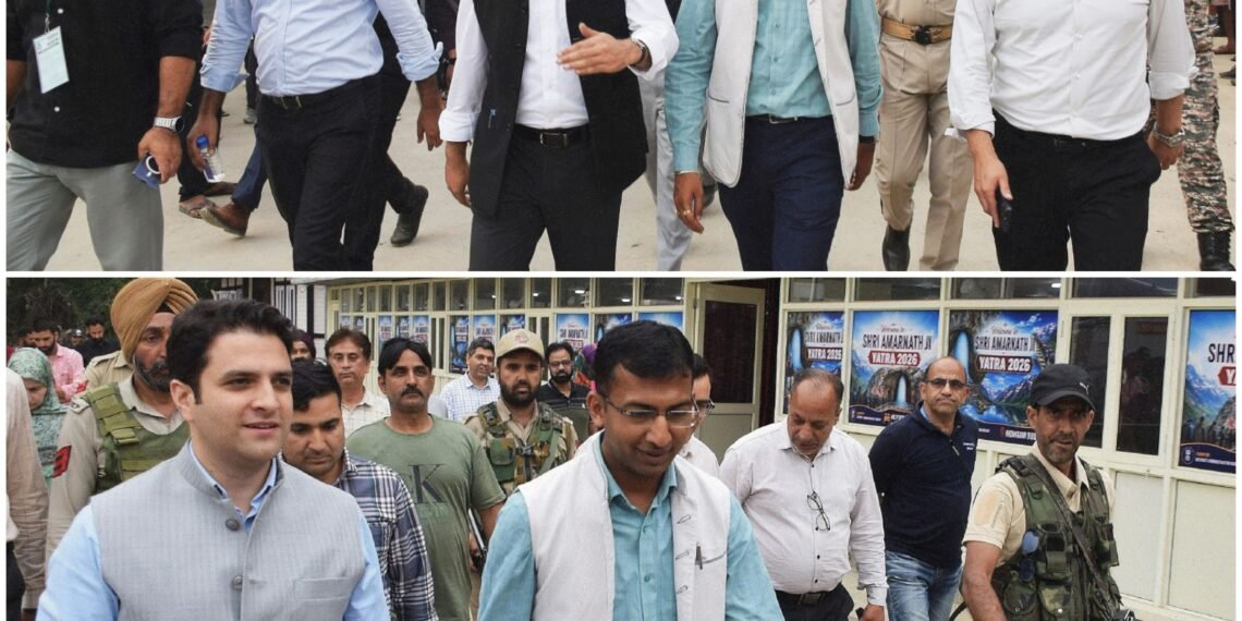 Div Com Kashmir inspects SANJY-2026 arrangements at Nowgam, Pantha Chowk
