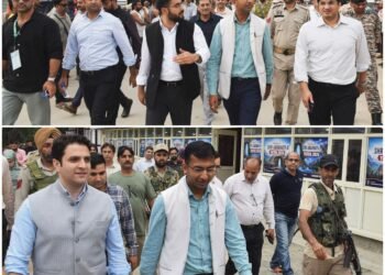 Div Com Kashmir inspects SANJY-2026 arrangements at Nowgam, Pantha Chowk