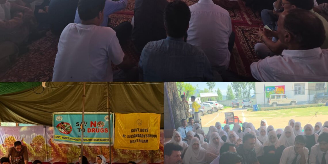 ‘Dosti Discussion’ held at HSS Mantrigam under 100-Day Nasha Mukt J&K Abhiyan