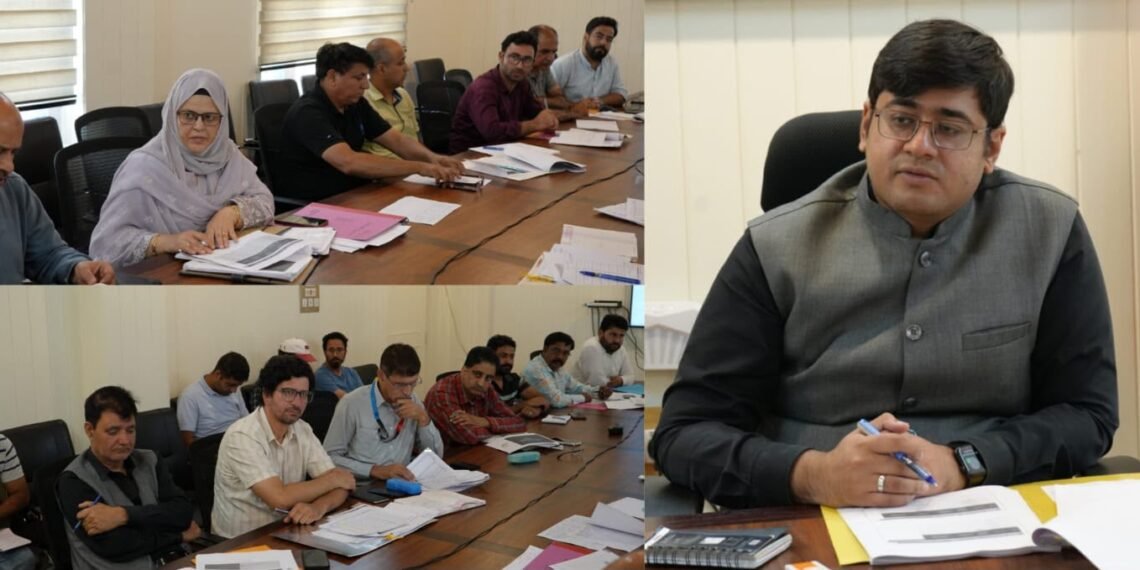 DC Ganderbal reviews Implementation of HADP, JKCIP Also chairs DLC meeting, approves 162 cases