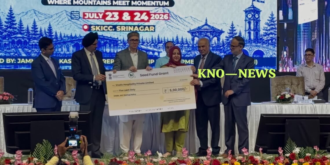Never be afraid to fail, be afraid of not trying: CM Omar to J&K startups