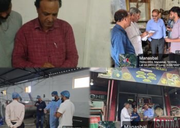 FDA J&K Conducts 148 Inspections, Lifts 99 Food Samples Across All Districts of the UT