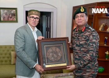 Army Chief Gen Dhiraj Seth Calls On CM Omar Abdullah In Srinagar