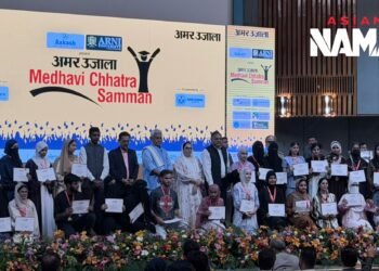 Three Students of New Dream Land Educational Institute Felicitated by LG Manoj Sinha at SKICC