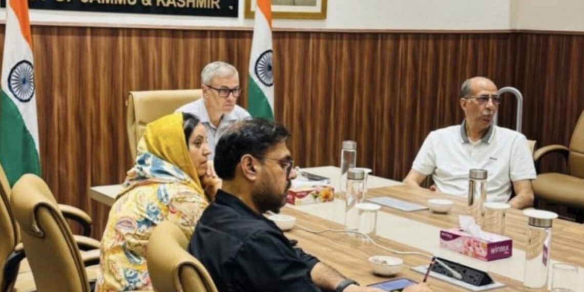CM Omar Abdullah reviews restoration, relief measures amid heavy rains; directs proactive preparedness across J&K