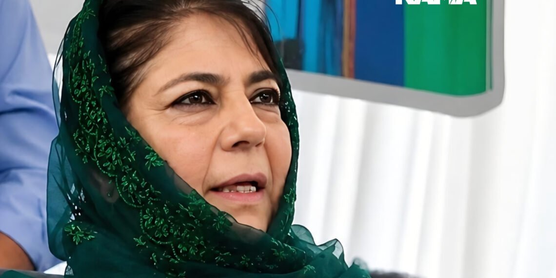 “Resolution of Kashmir Issue Through Dialogue Remains PDP’s Core Commitment”: Mehbooba Mufti