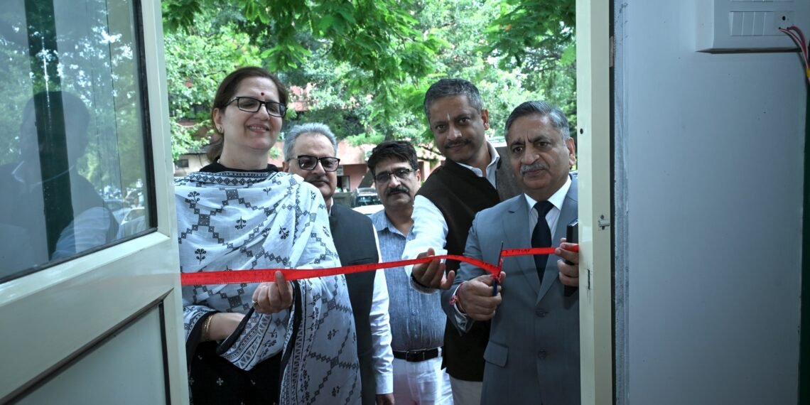 Justice Sanjeev Kumar inaugurates newly created Advocates’ Clerks Room at High Court Complex Jammu