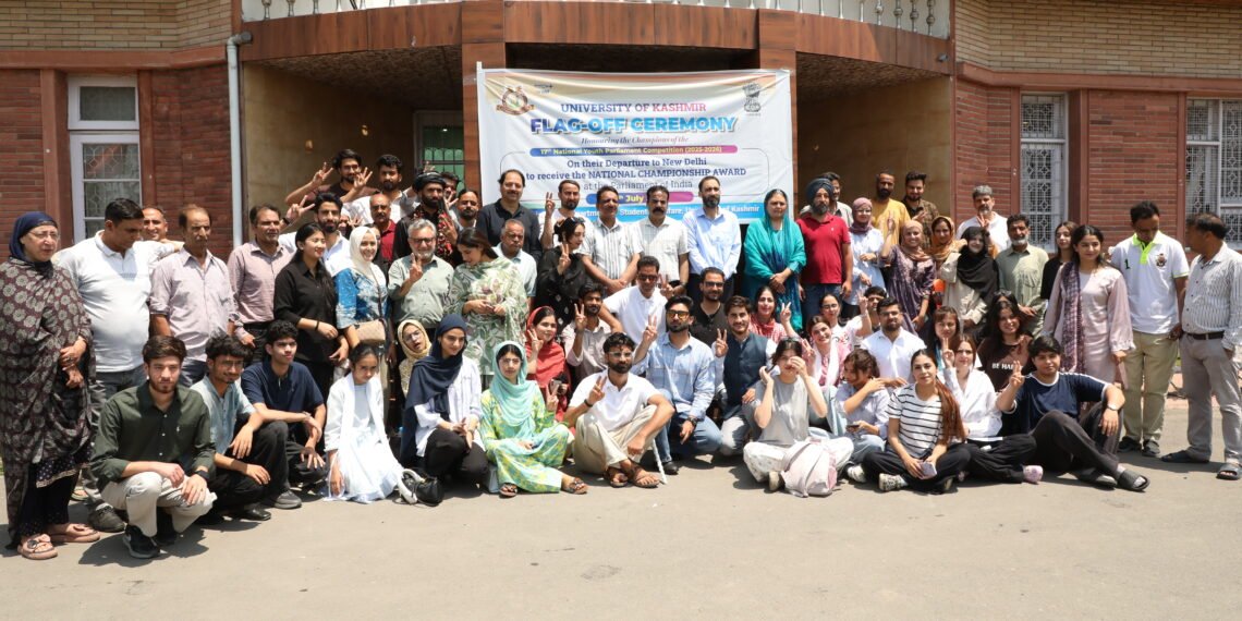 KU’s National Youth Parliament champions have been flagged off for New Delhi to be honoured at Parliament House, the country’s highest legislative institution
