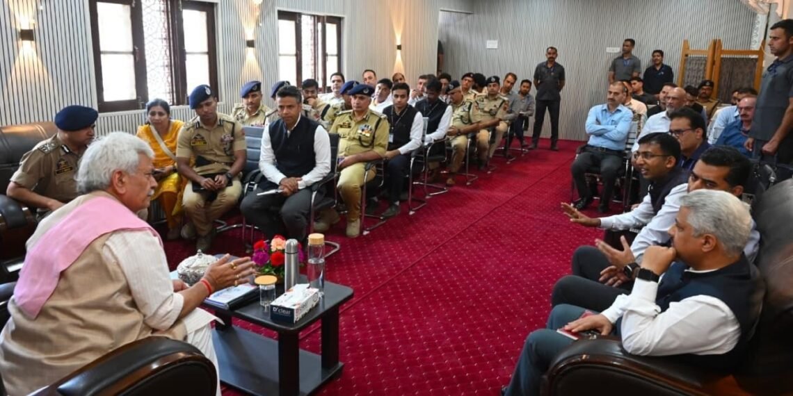 Lieutenant Governor visits Nunwan Base Camp, reviews management of Shri Amarnath Ji Yatra
