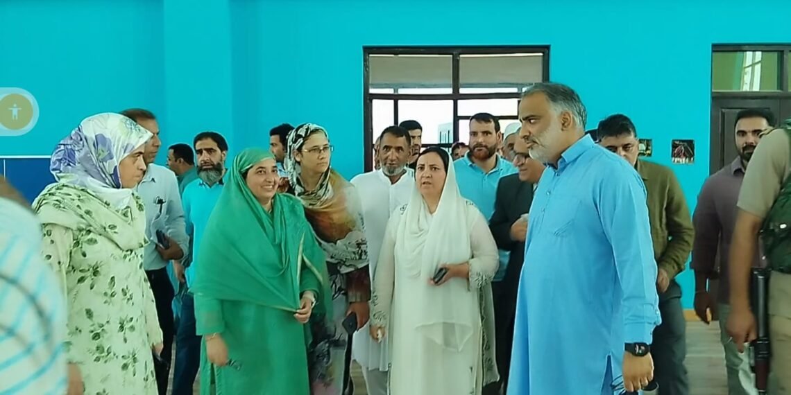 Sakeena Itoo visits GDC Women Zakura Srinagar
