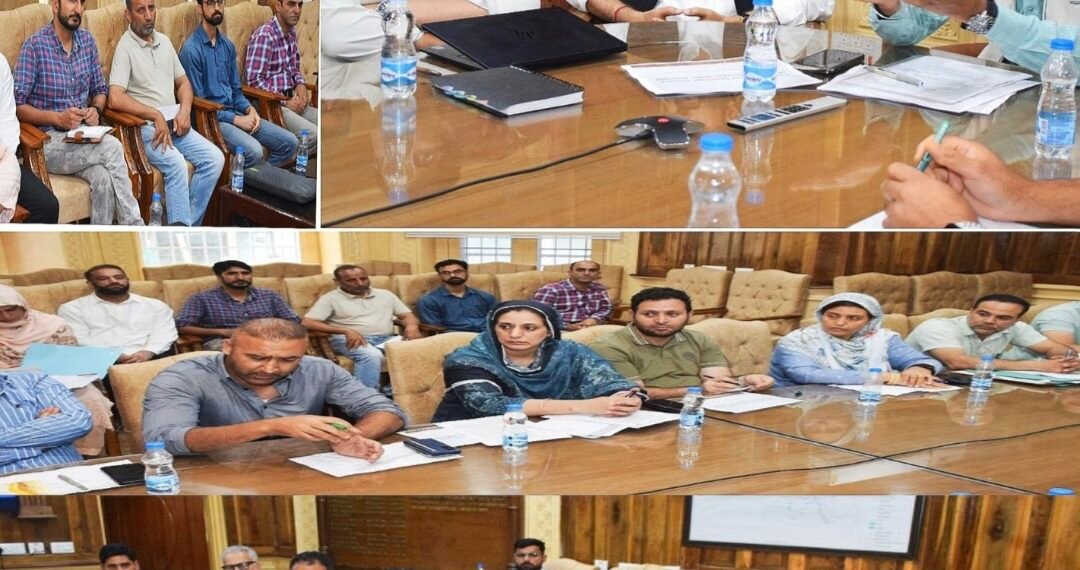 Div Com Kashmir reviews progress of 60 MLD STP Noorbagh