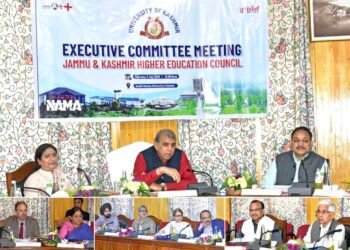 J&K Higher Education Council Executive Committee meets at KU, deliberates on DYD, AI integration, innovation & NEP-2020 roadmap