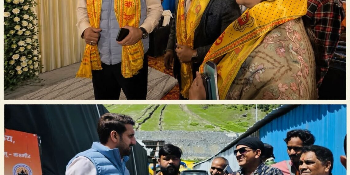 Secretary RDD visits Baltal Base Camp, Takes First-Hand Feedback from Yatris on Sanitation Arrangements