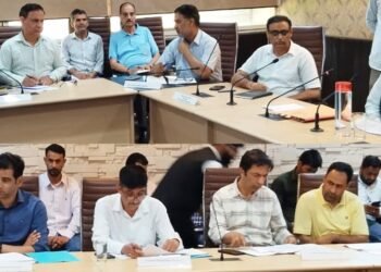 Speaker reviews PWD works in Charar-i-Sharief, Stresses timely completion, quality execution