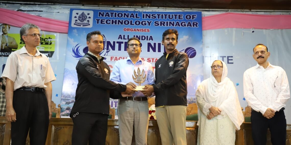 Director NIT Srinagar inaugurates All India Inter-NIT Faculty & Staff Cricket Tournament (Men) 2026