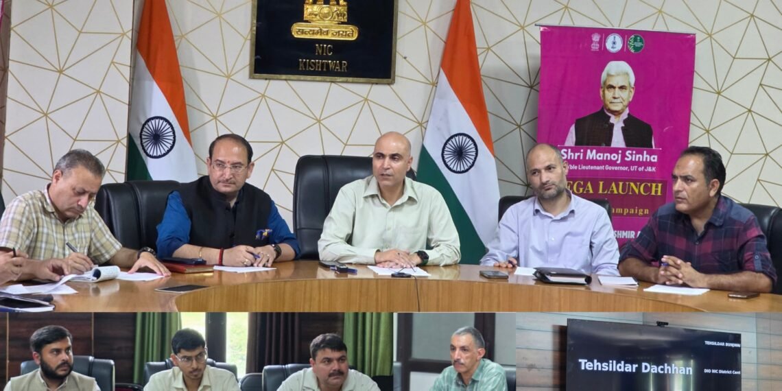DC Kishtwar reviews preparations for Phase-II of Census 2027