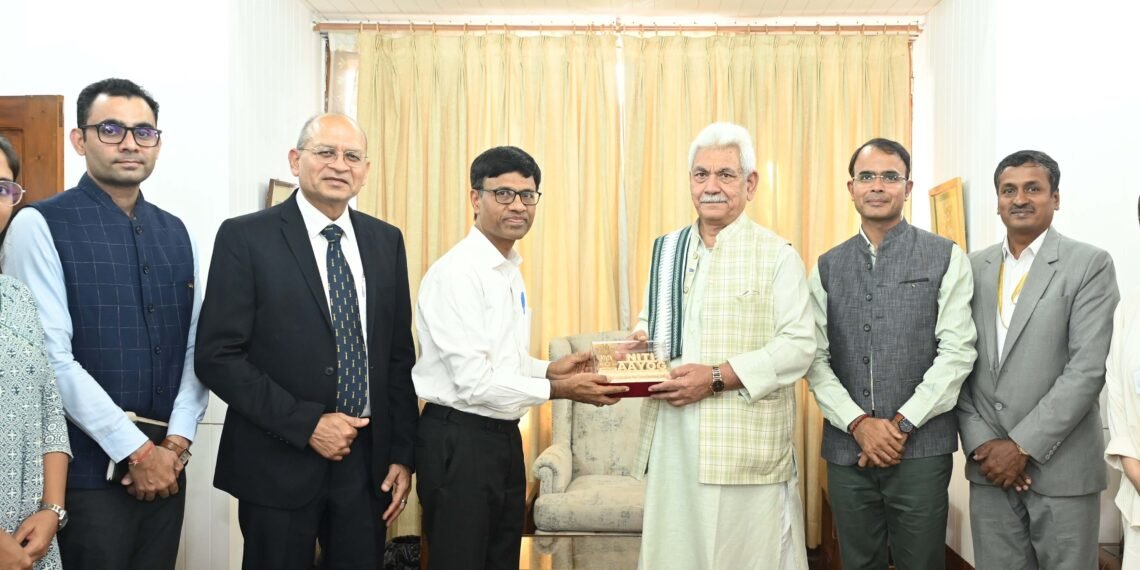 NITI Aayog Member Dr. M. Srinivas calls on Lieutenant Governor; discusses key development priorities and way forward for the UT 