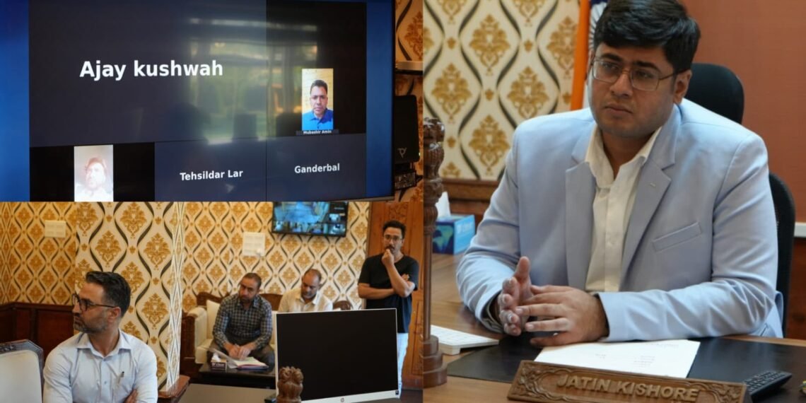 DC Ganderbal Reviews Preparedness for Census 2027 in Snow Bound Areas