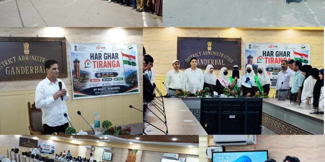Har Ghar Tiranga’ Campaign Begins Across Ganderbal with Patriotic Fervour
