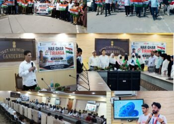 Har Ghar Tiranga’ Campaign Begins Across Ganderbal with Patriotic Fervour