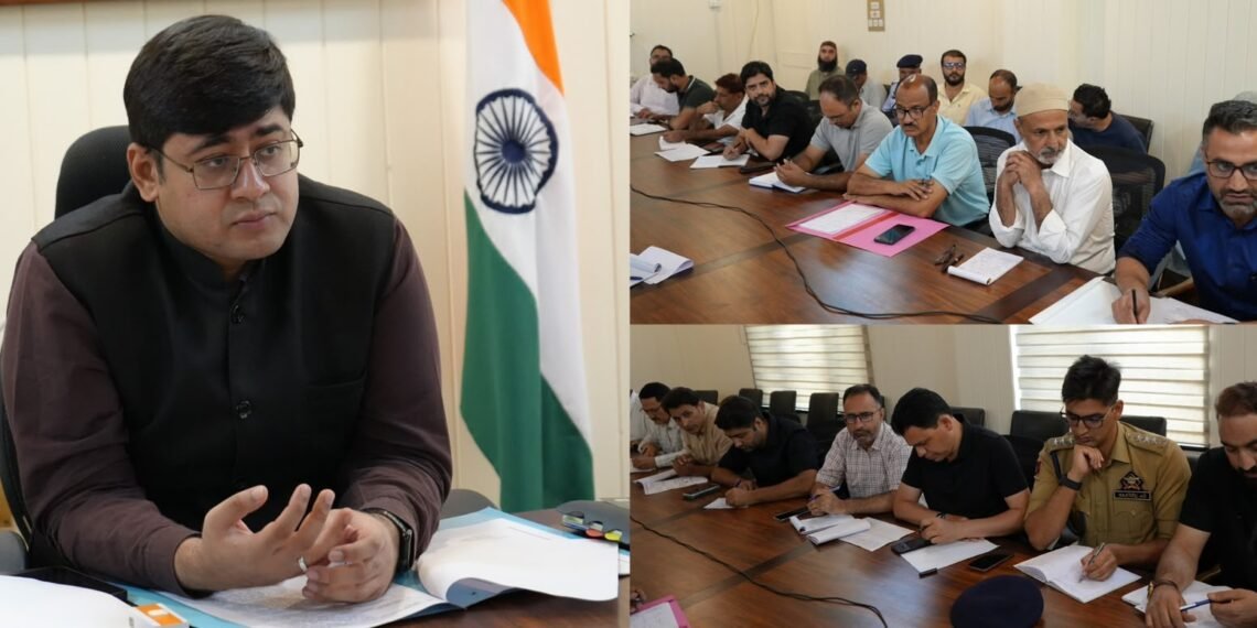 DC Ganderbal Reviews Preparations for Annual Harmukh Gangbal Yatra-2026