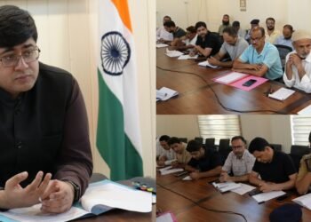 DC Ganderbal Reviews Preparations for Annual Harmukh Gangbal Yatra-2026
