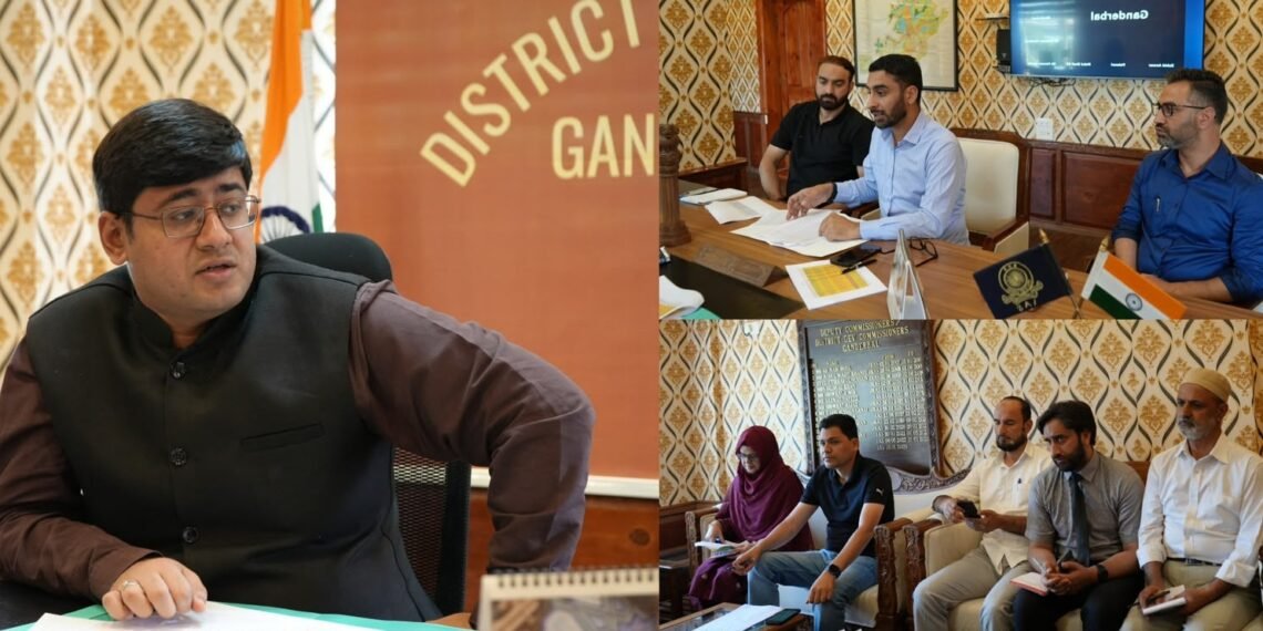 DC Ganderbal Reviews Progress on AgriStack Farmer Registration