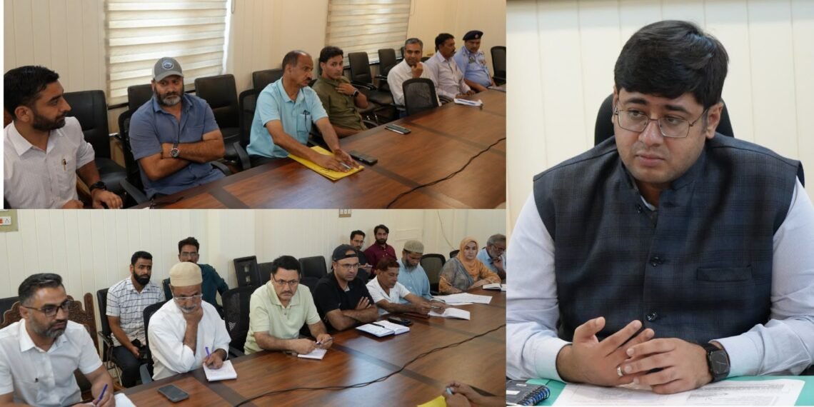 DC Ganderbal Reviews Arrangements for Eid-ul-Milad-un-Nabi