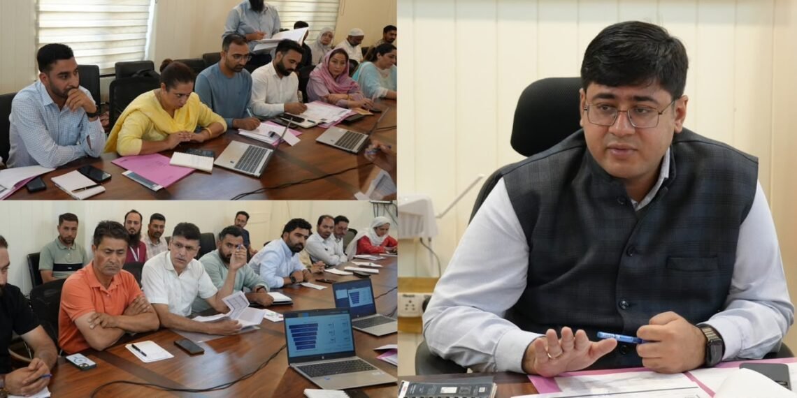 DC Ganderbal Reviews Progress under Mission YUVA; DLIC approves 255 Cases