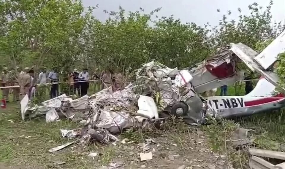 Pilot, instructor killed in training aircraft crash in Kanpur