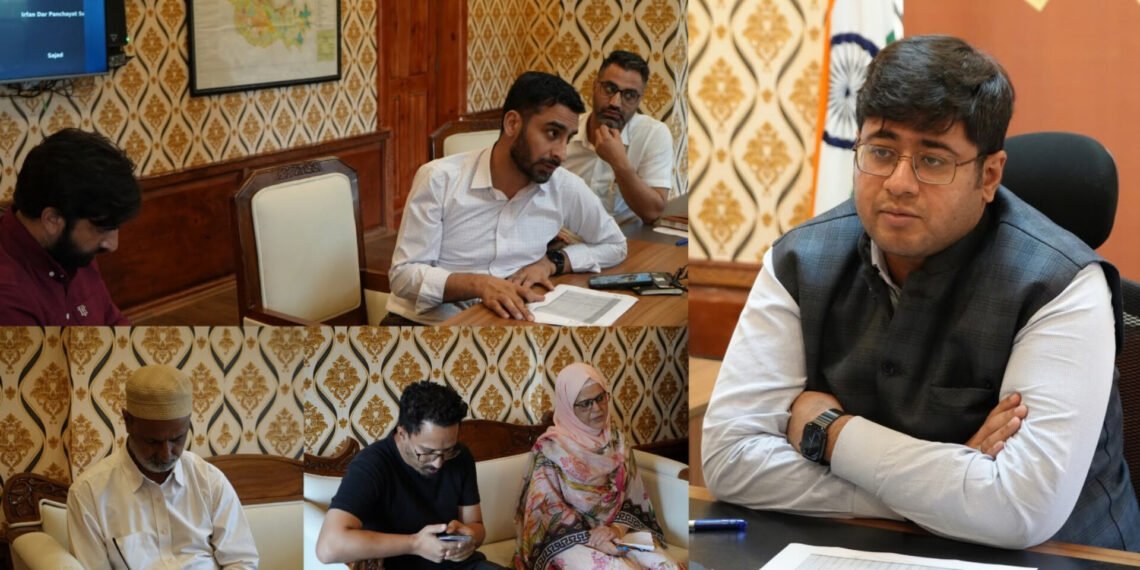 DC Ganderbal Reviews Progress on AgriStack Farmer Registration