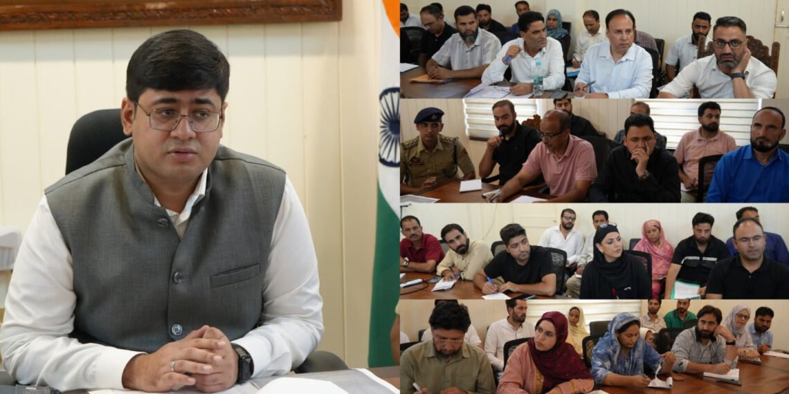 DC Ganderbal Chairs District Level NCORD Committee Meeting; Directs Intensified Action Against Drug Abuse