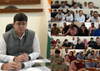 DC Ganderbal Chairs District Level NCORD Committee Meeting; Directs Intensified Action Against Drug Abuse