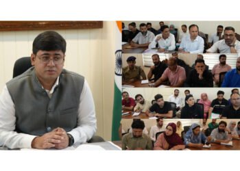 DC Ganderbal chairs District Level NCORD Committee Meeting