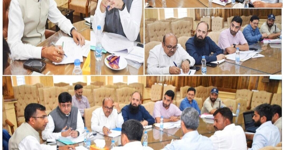 Div Com Kashmir reviews progress of Ring Road, directs expedited execution