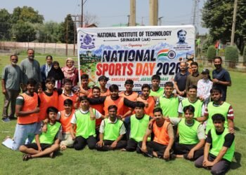 Three-day National Sports Day 2026 celebrations began at NIT Srinagar