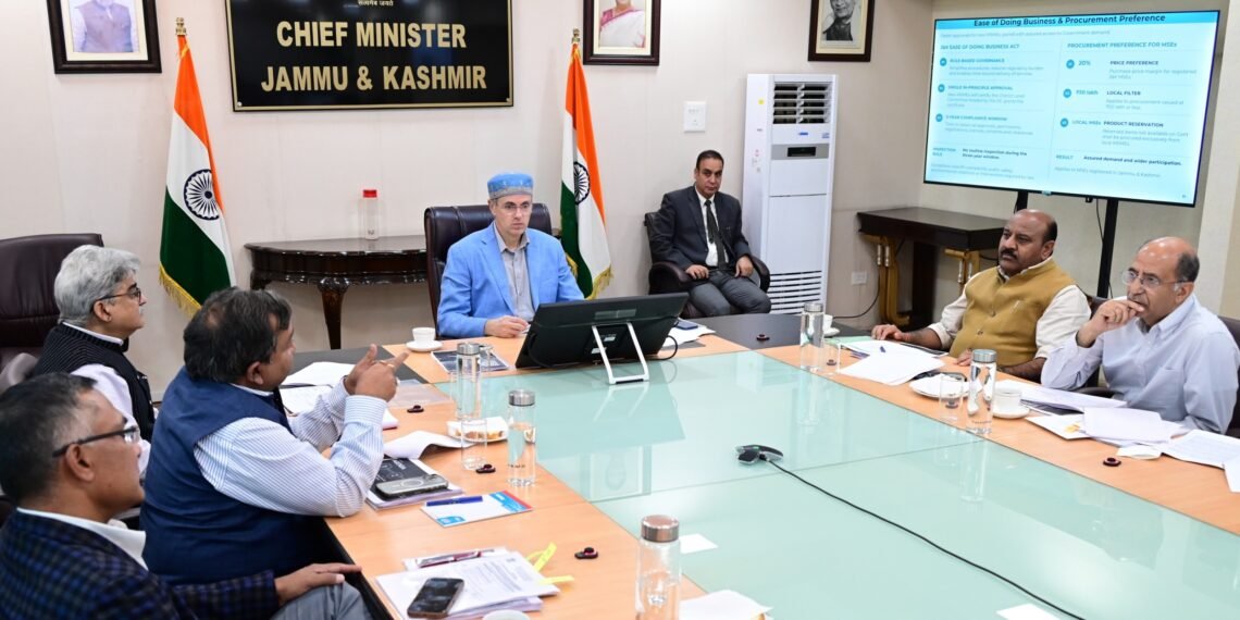 CM Omar Abdullah reviews draft Industrial Policy 2026–35