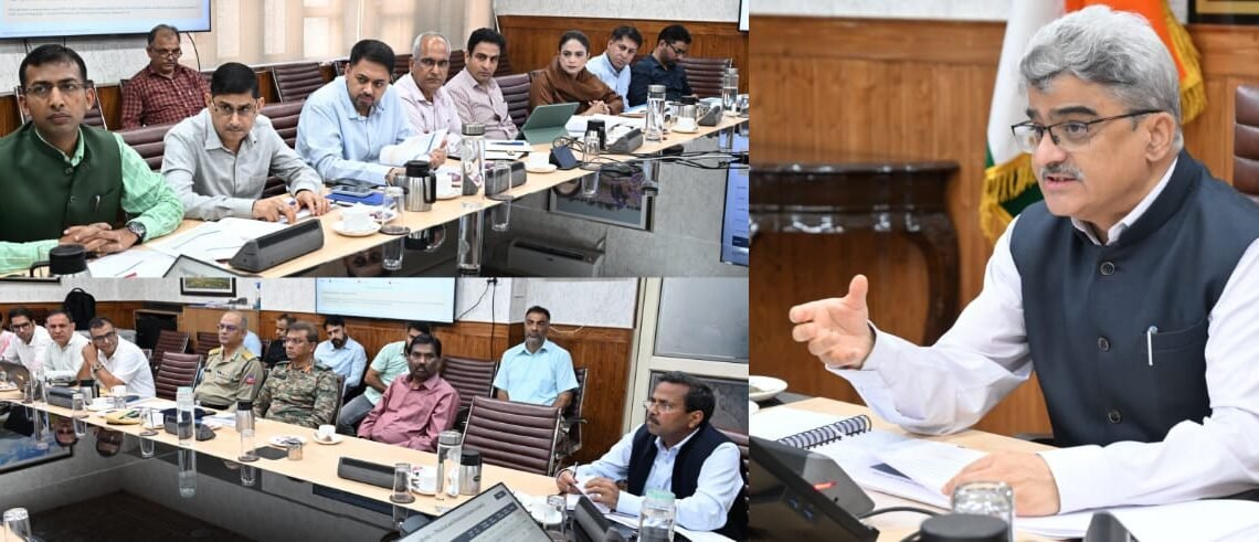 CS reviews nearly ₹40,000 Cr Highway & Tunnel projects across J&K