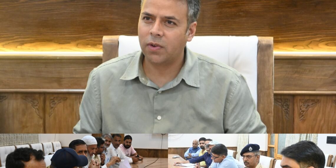 DC Anantnag for effective use of railway goods services for transport of Horticulture produce