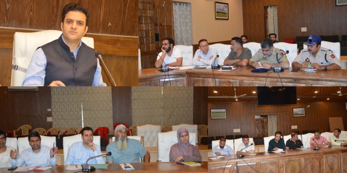 DC Budgam Reviews Arrangements for conduct of Forest Deptt PST/PET