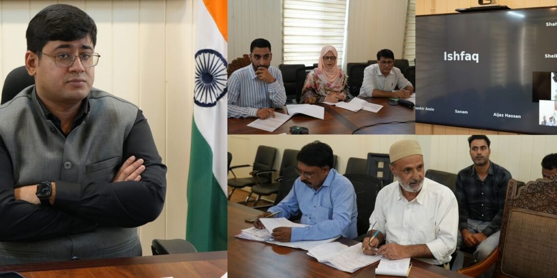 DC Ganderbal Reviews Progress of Digital Crop Survey for Kharif 2026, Directs Time-Bound Completion