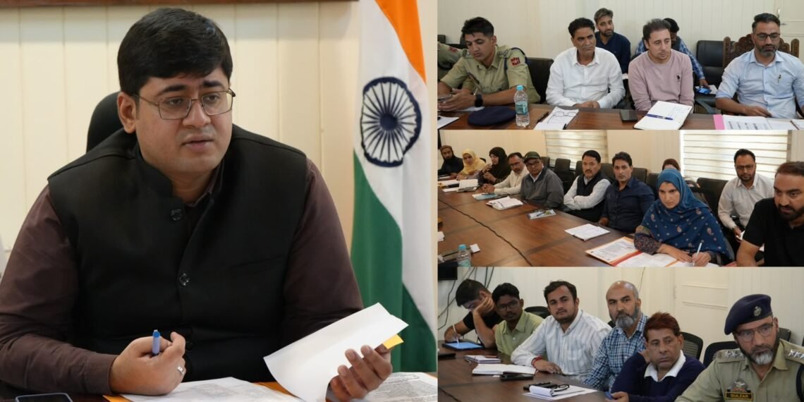 DC Ganderbal Reviews Road Safety Measures; Directs Time Bound Implementation of Road Safety Plan