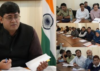 DC Ganderbal Reviews Road Safety Measures; Directs Time Bound Implementation of Road Safety Plan