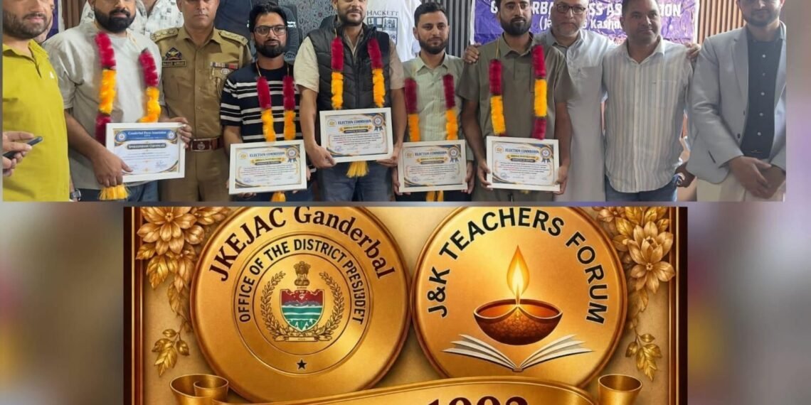JKEJAC, JKTF Congratulate Newly Elected Ganderbal Press Association Office-Bearers