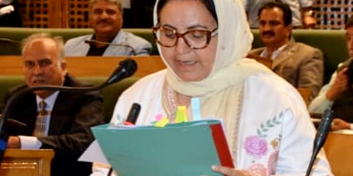 Government committed to strengthen health  infrastructure: Sakeena Itoo